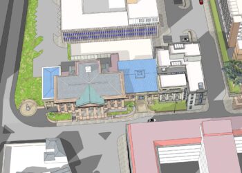 dundee Aerial View of 3D Model
